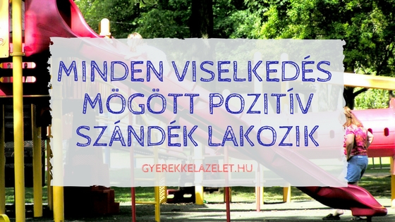 Minden viselkedés mögött pozitív szándék áll